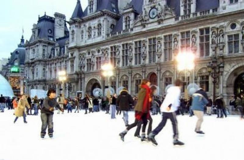 Patin à glace dans Paris - Hotel du Lion d'or Louvre